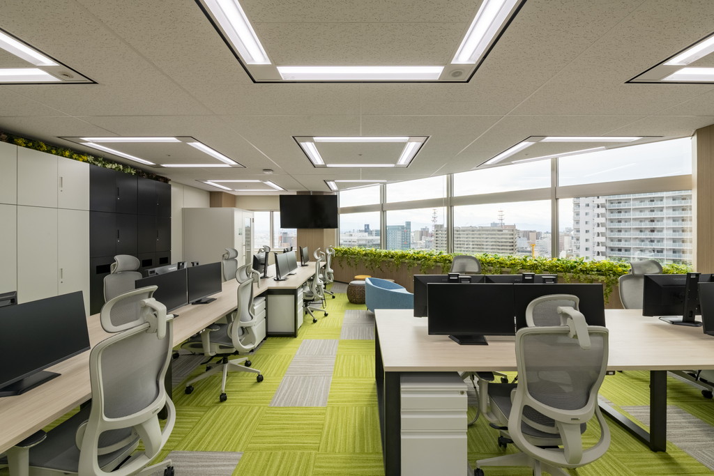 執務室 北からの全景